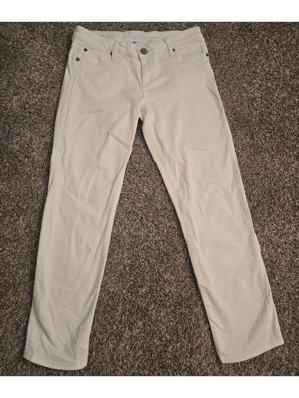 Kut From The Kloth Katy Boyfriend White Jeans Size 8